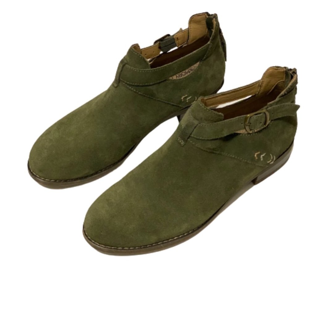 Skechers Women's Sepia-Olive Green Ankle Boots Size 8.5 M